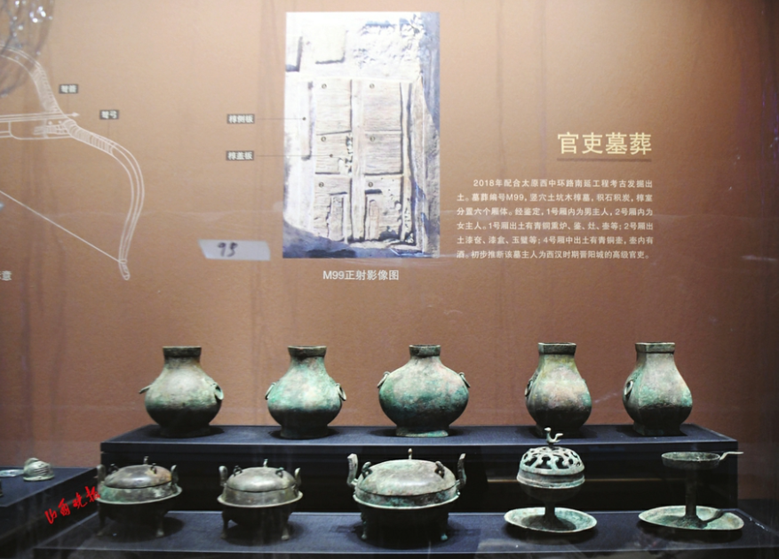 明太原县城城墙遗址展开展