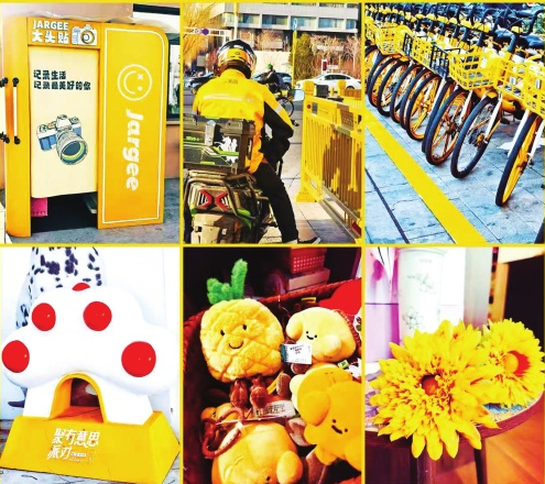 约三五好友来一场color walk 市民赏春光增添新玩法