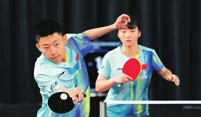 WTT青少年挑战赛卢森堡站 太原小伙张贺梁混双夺冠